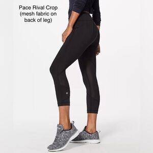 Lululemon Pace Rival Crop, Size 4 **Like New**